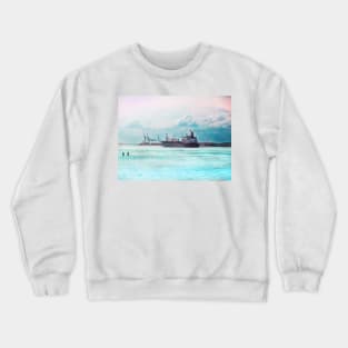 Big Ship on the Mississippi Crewneck Sweatshirt